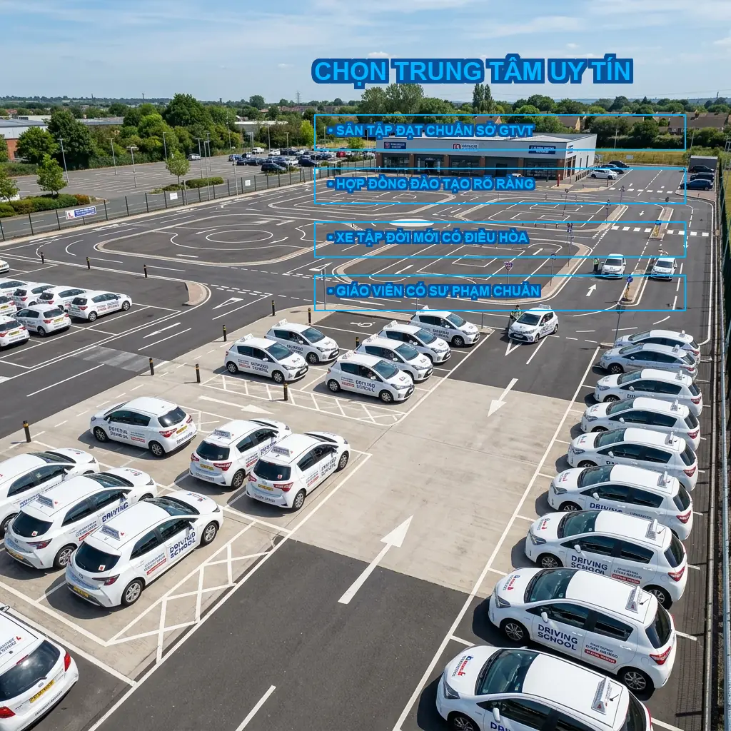 Kinh nghiệm vàng để chọn trung tâm học lái xe uy tín